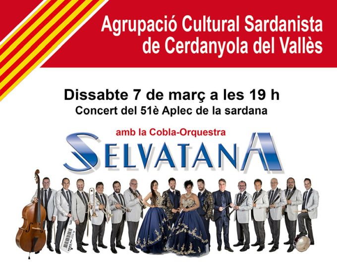 imatge cartell concert Selvatana