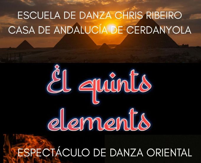 imatge cartell Espectacle de dansa oriental 'El quinto elemento'