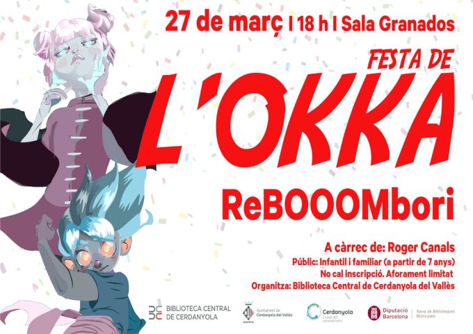 cartell Festa de l'Okka de la Biblioteca