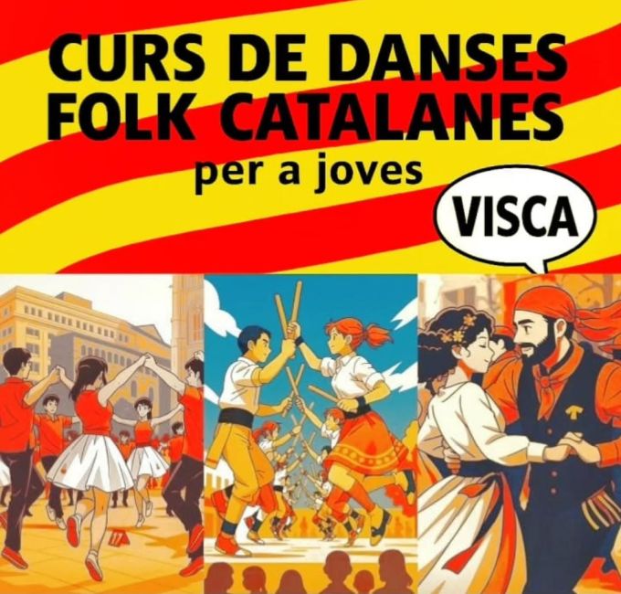 imatge cartell Curs de danses folk catalanes per a joves