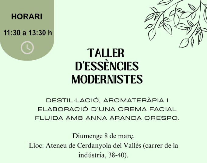 imatge Cartell Tallers essències