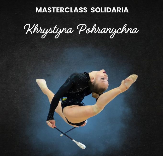 imatge cartell Masterclass Solidària de Gimnàstica Rítmica