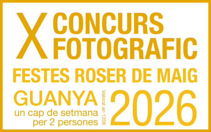 imatge cartell X Concurs Fotogràfic del Roser de Maig 2026