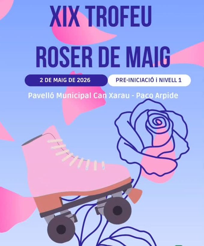 imatge cartell XIX Trofeu de patinatge artístic Roser de Maig