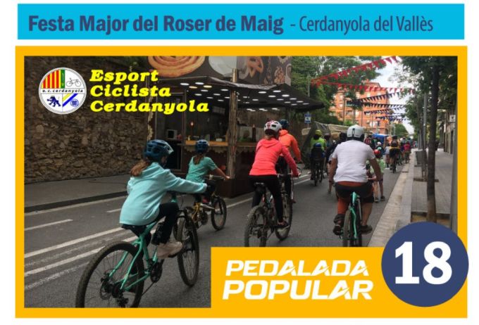 imatge del cartell Pedalada popular Roser de Maig 2026