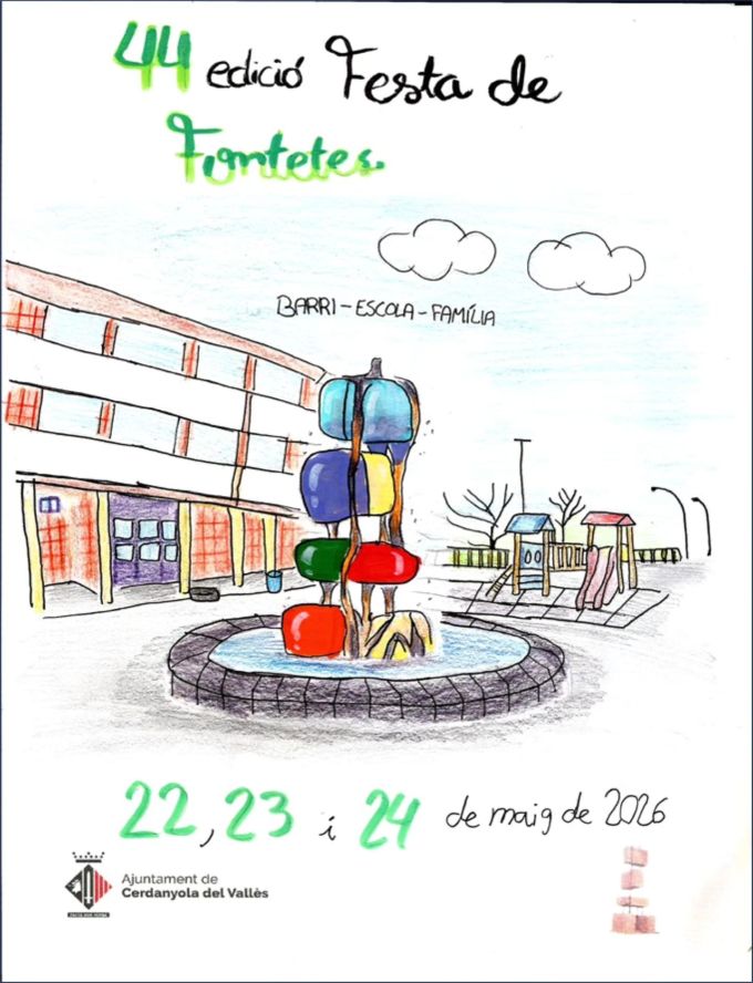 Cartell guanyador concurs Festa Major de Les Fontetes 2026