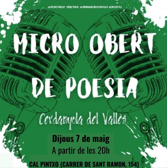 Imatge Micro Obert de Poesia
