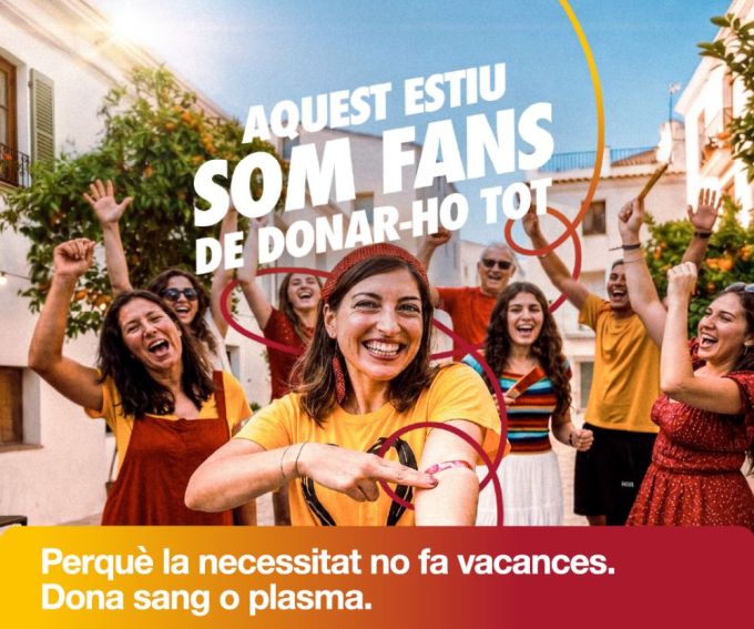 imatge Campanya d'Estiu de donació de sang i plasma