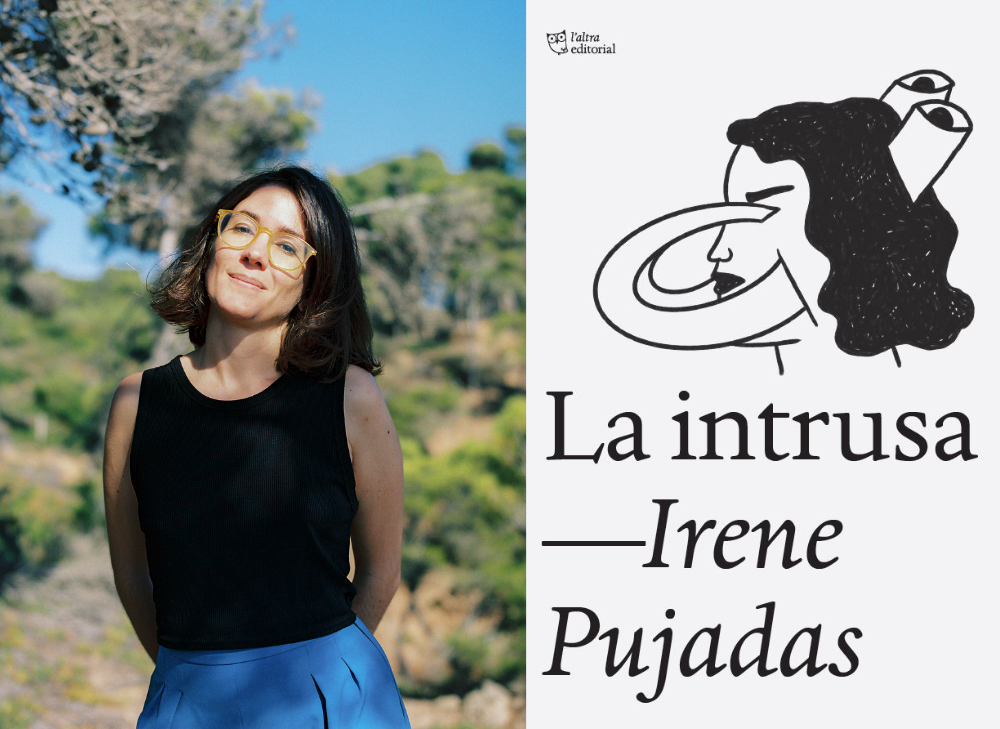 Irene Pujadas + portada 'La intrusa'