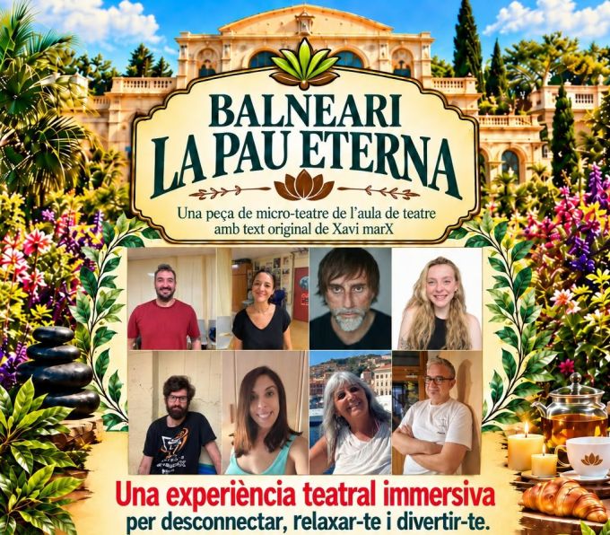 part del cartell Micro-teatre 'Balneari La Pau Eterna'