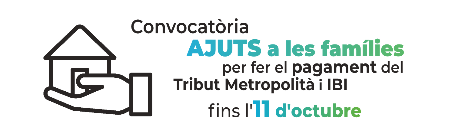 Banner Convocatòria Ajuts a les Famílies
