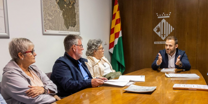 Familiars d'Albert Lázaro i alcalde de Cerdanyola
