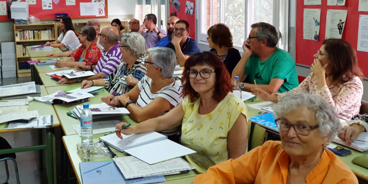 Fotografia d'arxiu d'una classe d'anglès al CFA L'Alzina