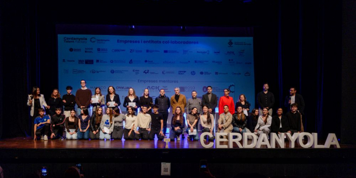 Finalistes i mentors/es de la 4a edició de Cerdanyola Talent Factory