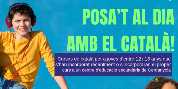 Imatge Cursos Català joves nouvinguts 2026
