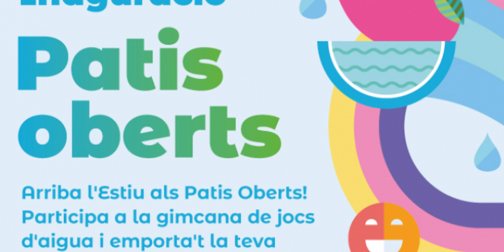 Cartell Inauguració Temporada Estiu 2026 Patis Oberts