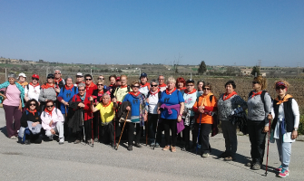 Foto de grup de la passejada celebrada a Vilafranca del Penedès