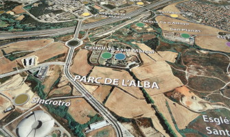 Plànol del Parc de l'Alba
