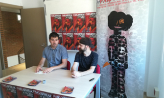 Carles Escolà i Rafa Dengrà durant la presentació del Fantosfreak