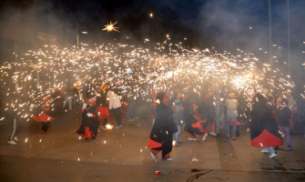 Correfoc de Sant Martí. Arxiu.
