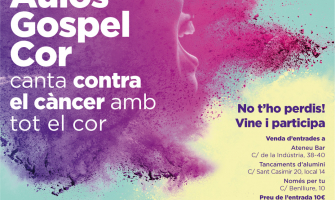 Cartell del Concert de l'Aulos Gòspel Cor