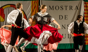 Actuació de l'Esbart Sant Marçal a la Mostra del 2021