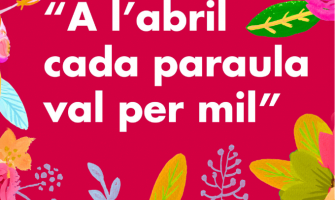 Imatge concurs 'A l'abril cada paraula val per mil'