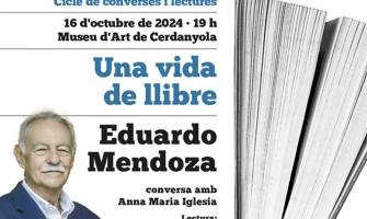 Eduardo Mendoza obre el nou cicle de converses i lectures 'Una vida de llibre'