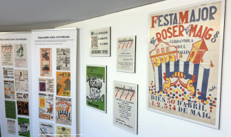 Alguns cartells que es poden veure a l'exposició 'Albert Lázaro. Cartells Viscuts'